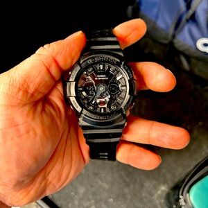 G Shock all black watch - used